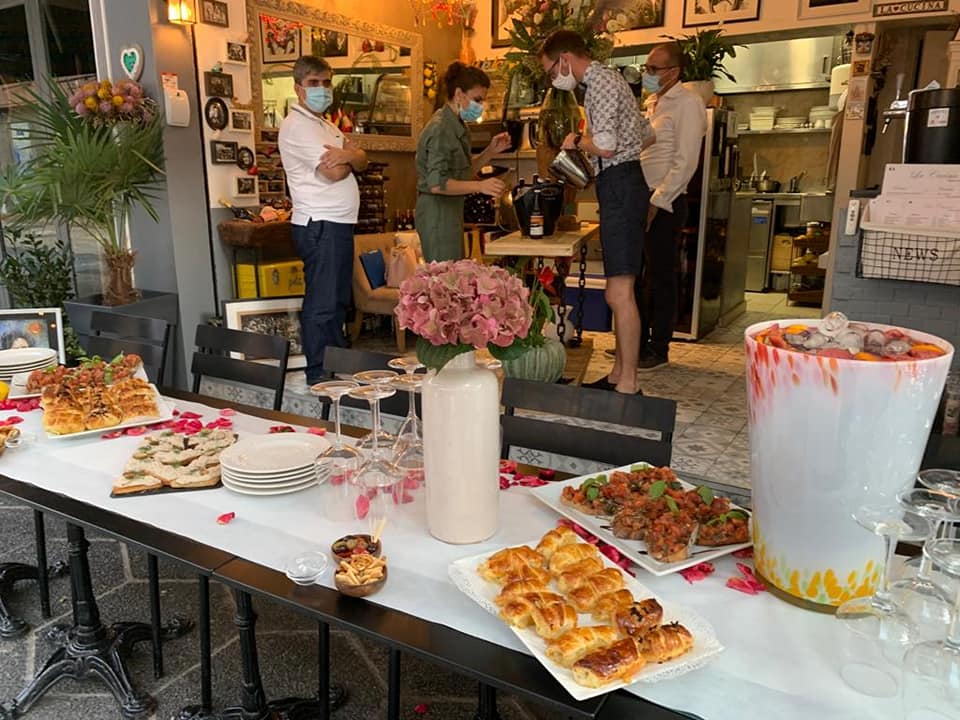 Buffet pendant l'afterwork CEFA