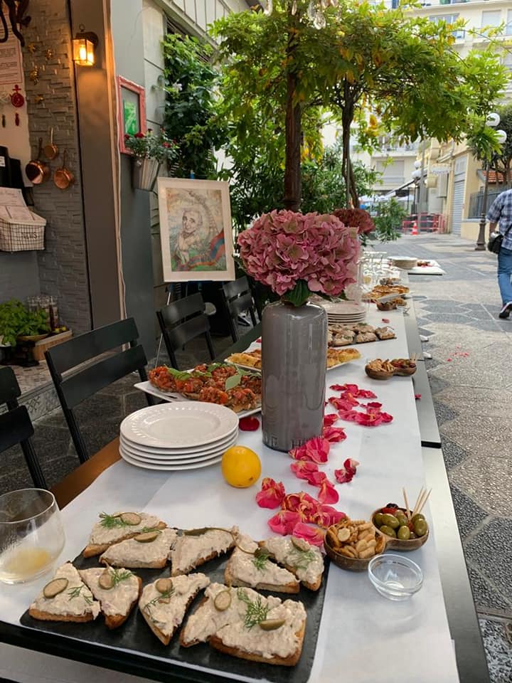 Buffet pendant l'afterwork CEFA