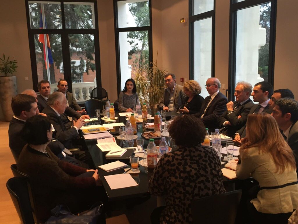 Réunion de travail des Chambres de Commerce Franco-Arméniennes à l&rsquo;Ambassade d&rsquo;Arménie