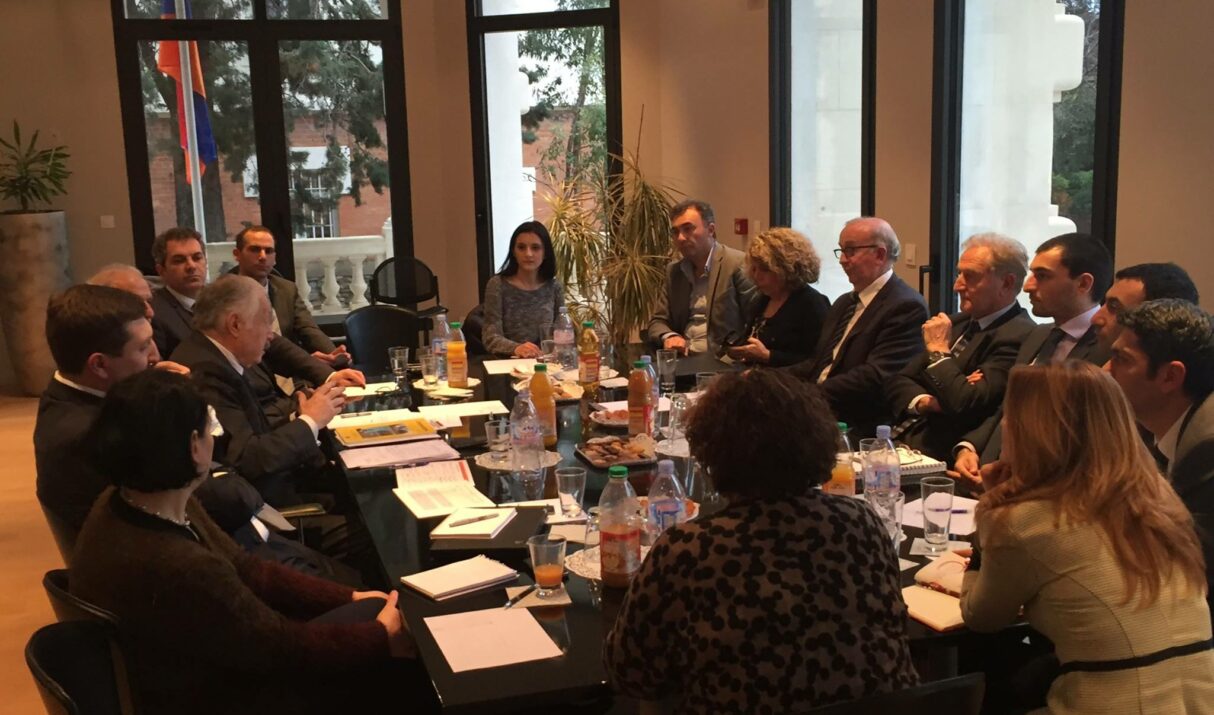 Réunion de travail des Chambres de Commerce Franco-Arméniennes à l&rsquo;Ambassade d&rsquo;Arménie