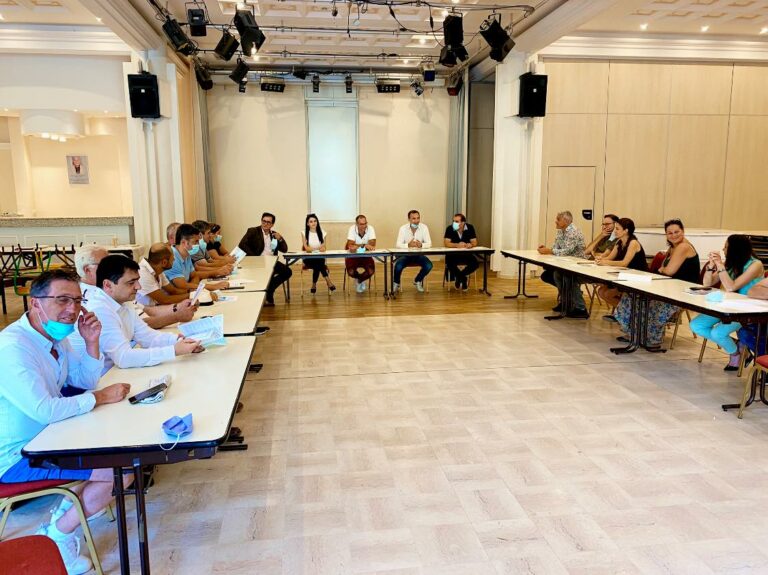 Membres de la CEFA pendant l'Assemblée Générale Ordinaire 2020