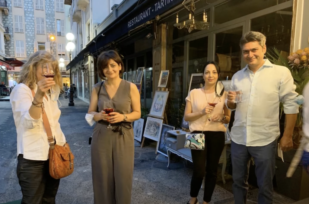 Les participants à l'afterwork CEFA 